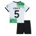 Liverpool Ibrahima Konate #5 Replika Babykläder Borta matchkläder barn 2023-24 Korta ärmar (+ Korta byxor)